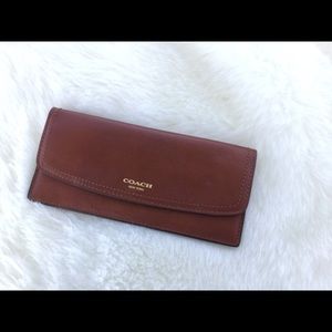 Authentic Coach leather wallet